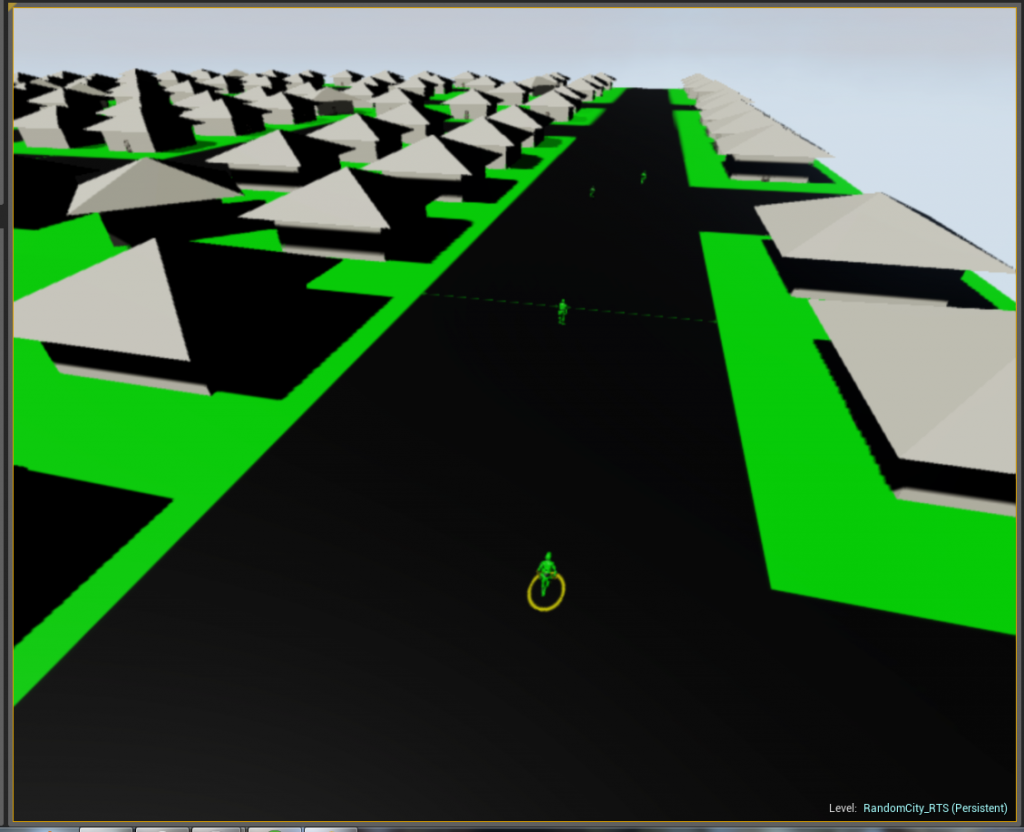 Directing zombies around the map.