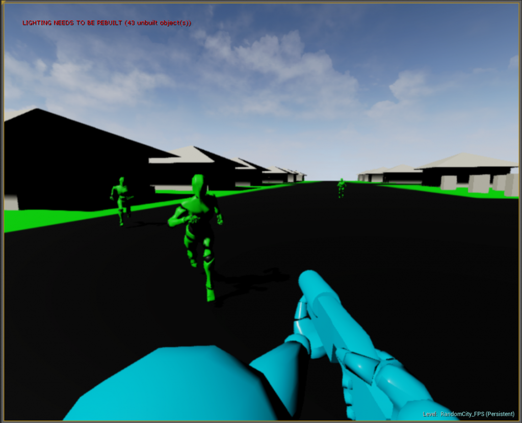 Being chased by Zombies